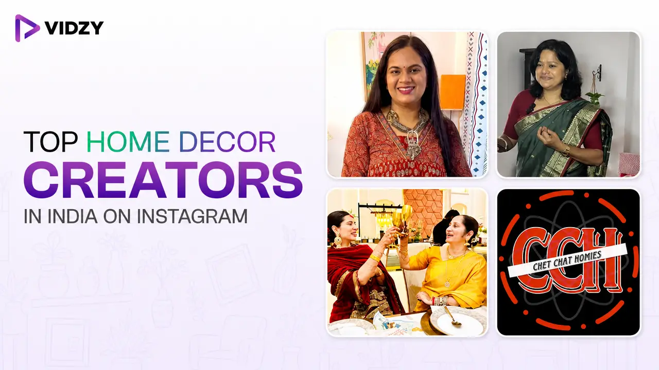 Top Home Decor Influencers in India on Instagram