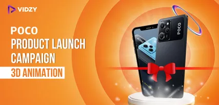 POCO 3D Animation Product Launch campaign