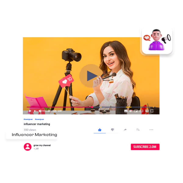 Influencer Based UGC Videos for YouTube Channels