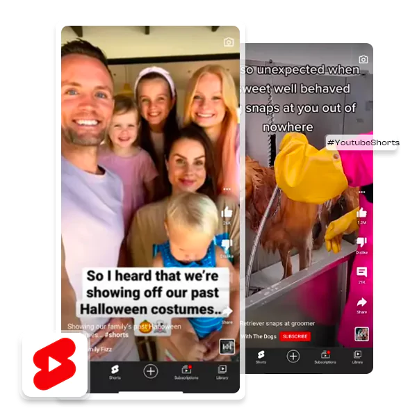 Influencer-Based Videos for YouTube Shorts